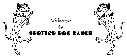 [Spotted Dog Welcome Sign(tm)(tm)!]